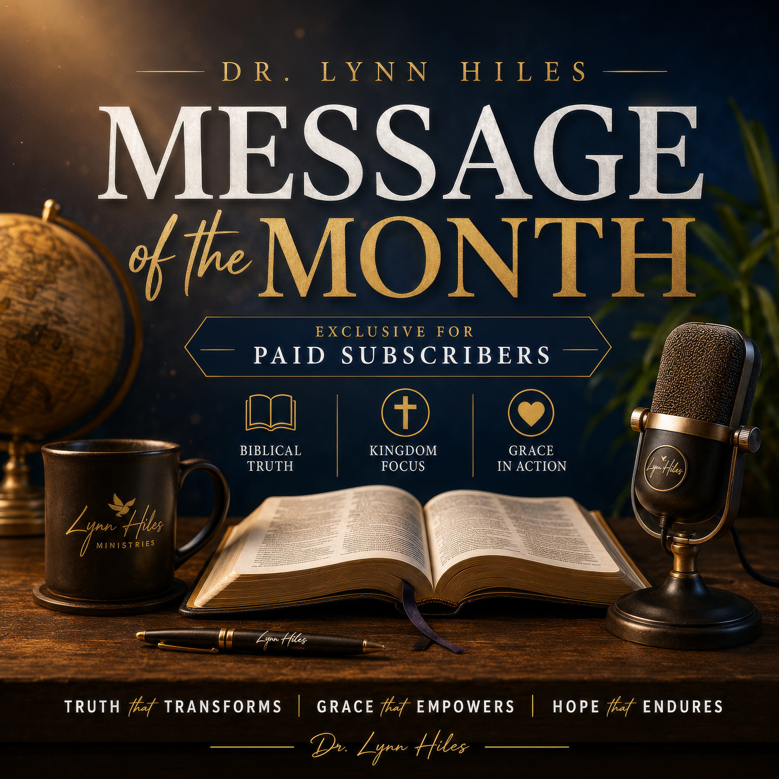 6 Month Subscription - Digital Message of the Month